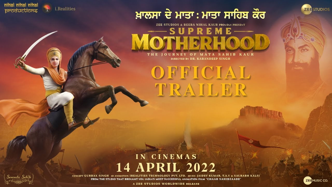 Supreme Motherhood: The Journey of Mata Sahib Kaur 2022, Official Trailer, Release Date