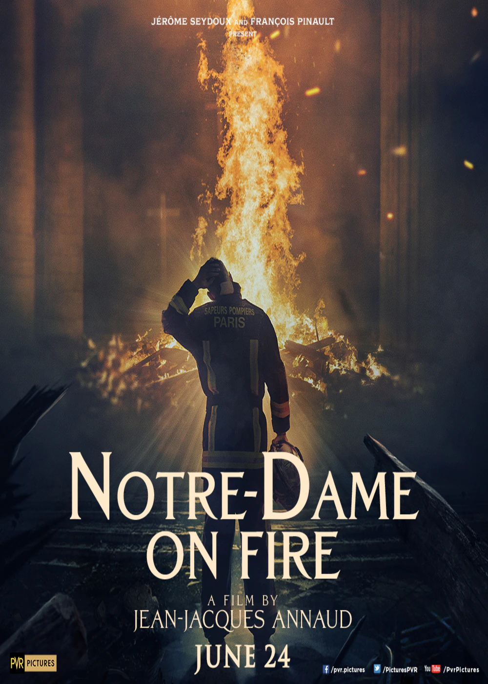 Notre-Dame On Fire Movie 2022, Official Trailer, Release Date, HD poster