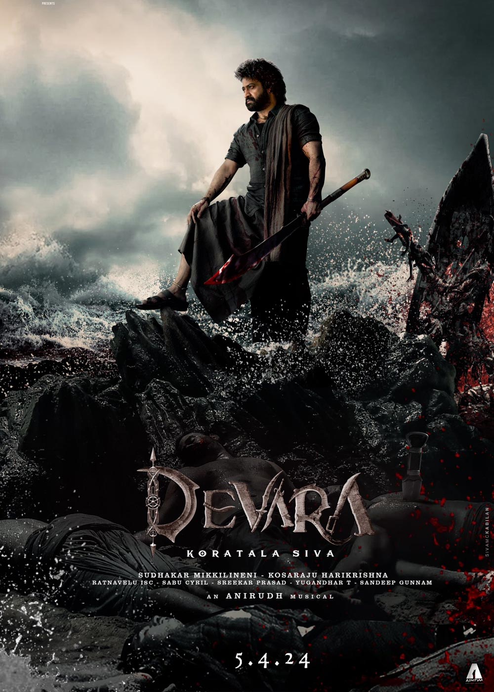 Devara Movie 2024, Official Trailer, Release Date, HD Poster 